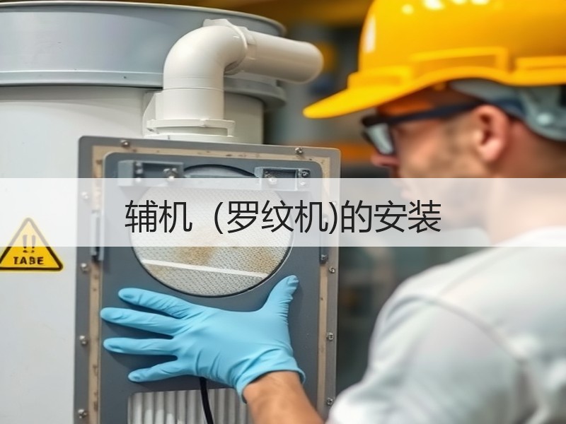 辅机（罗纹机)的安装
