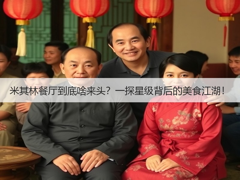 米其林餐厅到底啥来头？一探星级背后的美食江湖！