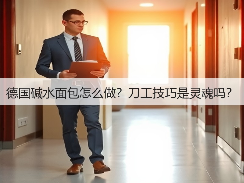 德国碱水面包怎么做？刀工技巧是灵魂吗？