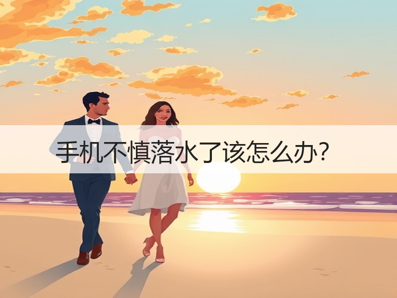 手机不慎落水了该怎么办？