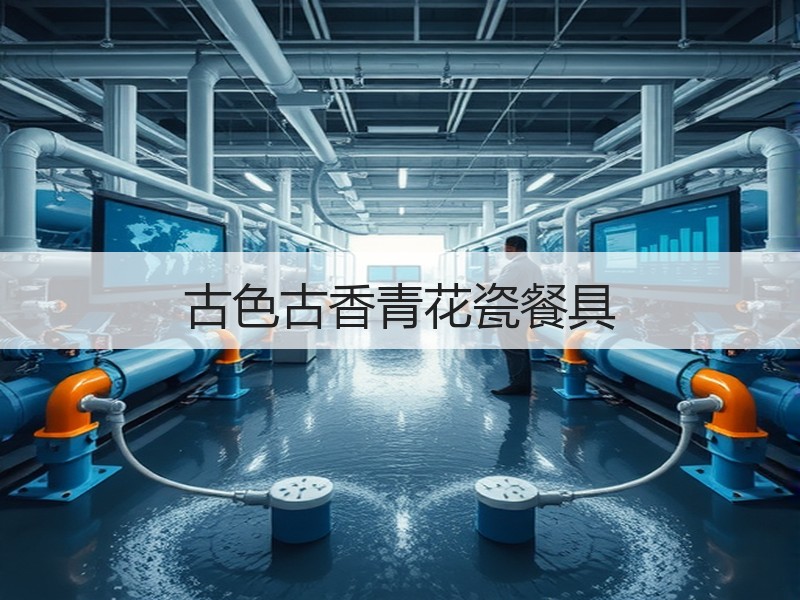 古色古香青花瓷餐具
