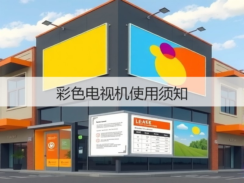 彩色电视机使用须知