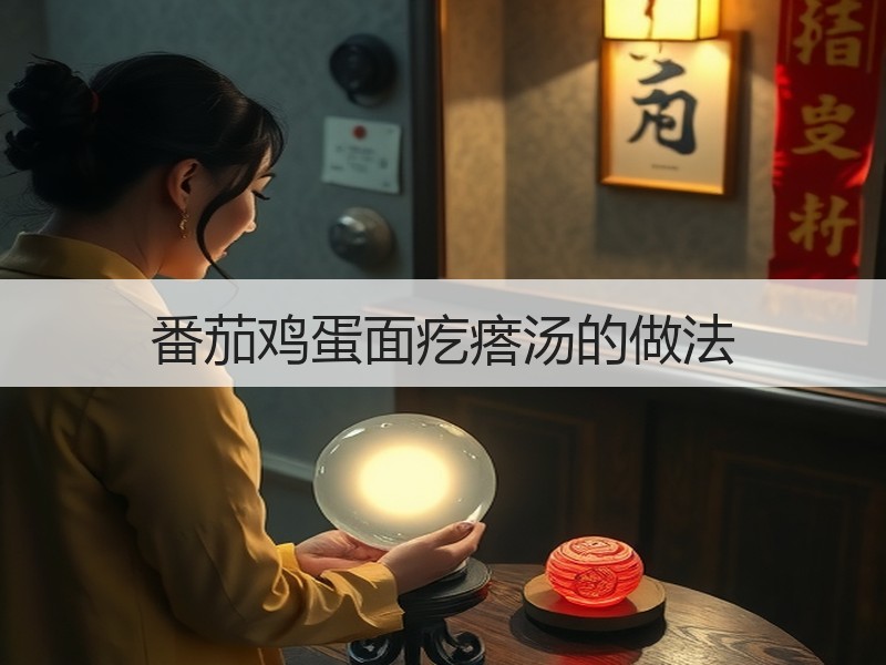 番茄鸡蛋面疙瘩汤的做法