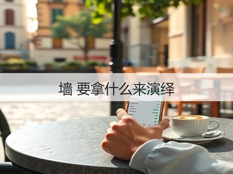 墙 要拿什么来演绎