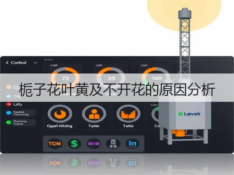 栀子花叶黄及不开花的原因分析