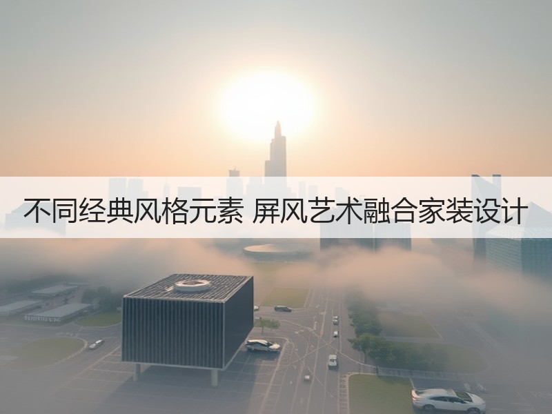 不同经典风格元素 屏风艺术融合家装设计