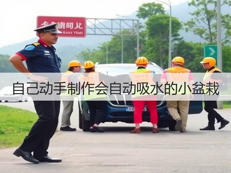 自己动手制作会自动吸水的小盆栽