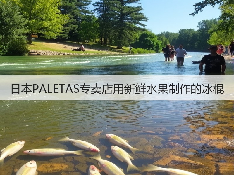 日本PALETAS专卖店用新鲜水果制作的冰棍