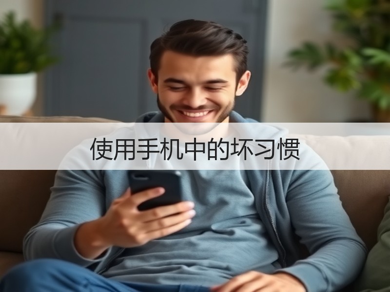 使用手机中的坏习惯