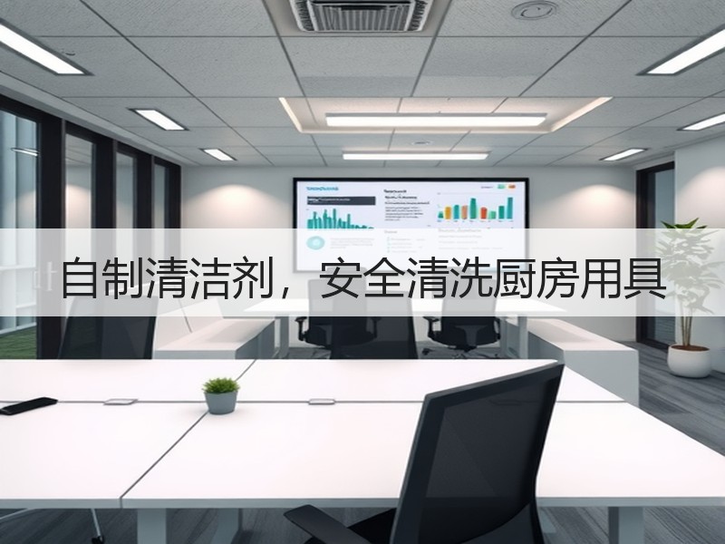 自制清洁剂，安全清洗厨房用具