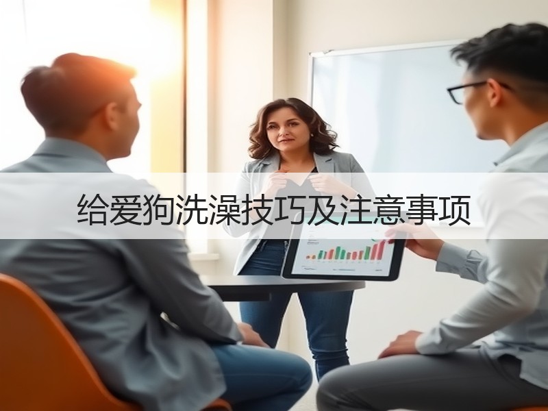 给爱狗洗澡技巧及注意事项