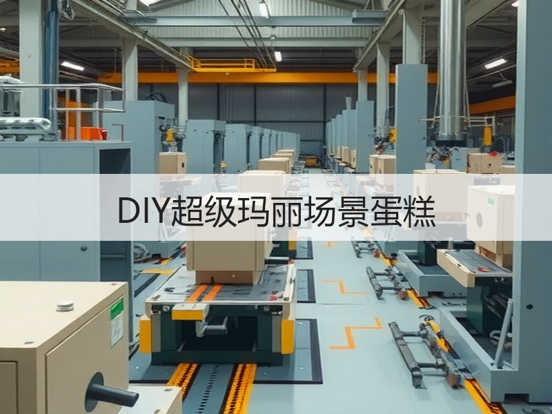 DIY超级玛丽场景蛋糕