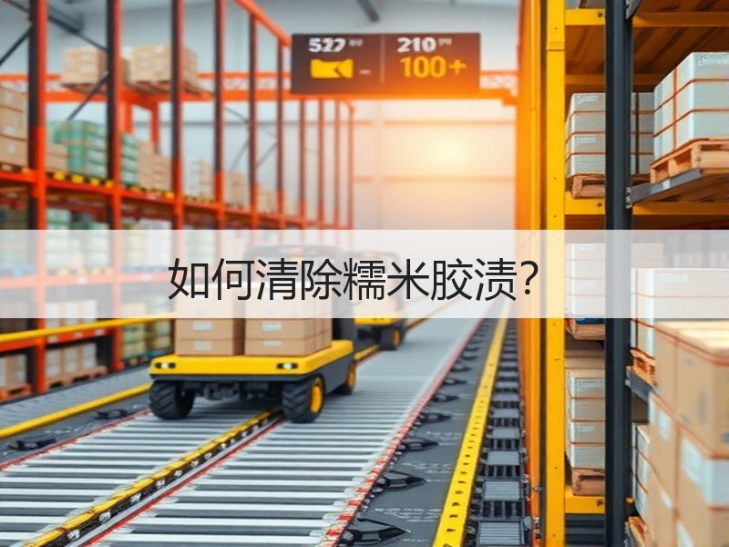 如何清除糯米胶渍？