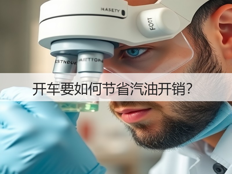 开车要如何节省汽油开销？
