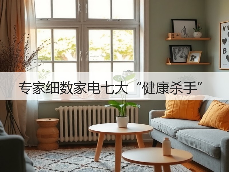 专家细数家电七大“健康杀手”