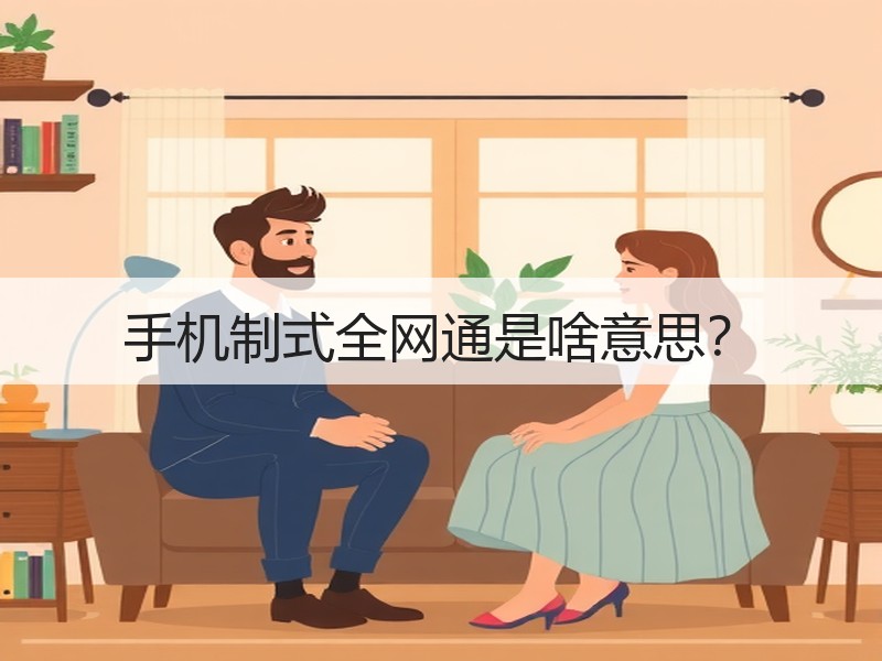手机制式全网通是啥意思？