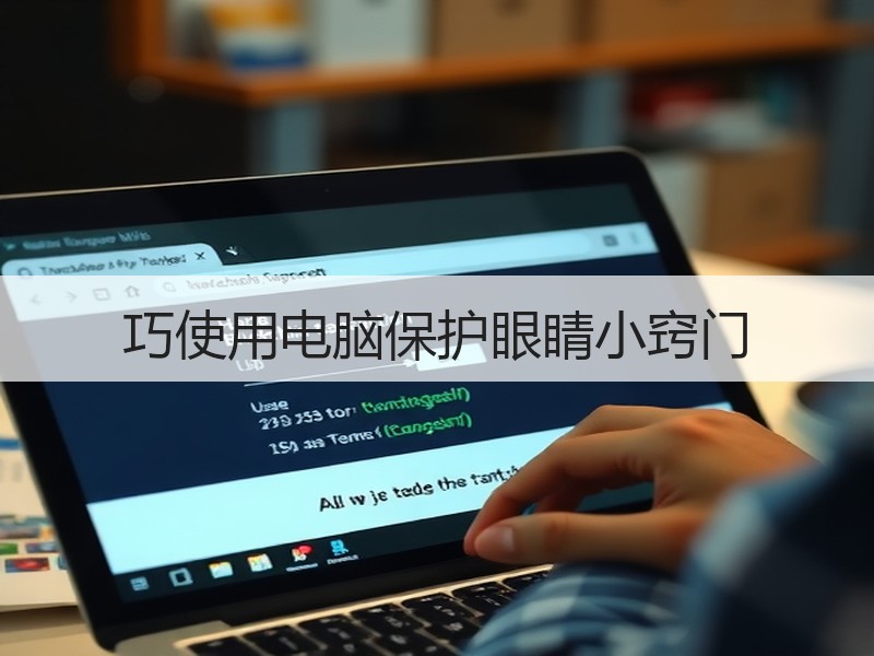 巧使用电脑保护眼睛小窍门