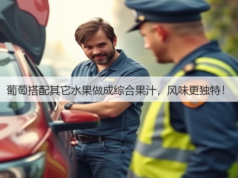 葡萄搭配其它水果做成综合果汁，风味更独特！