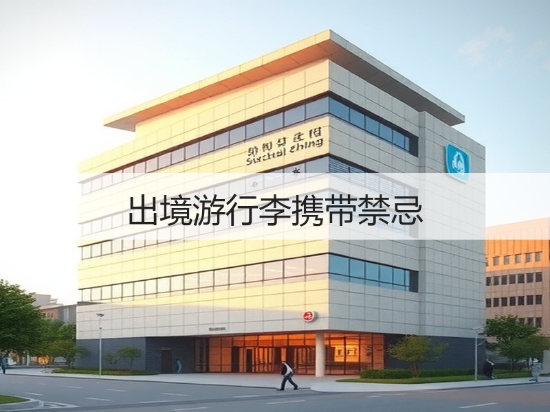 出境游行李携带禁忌