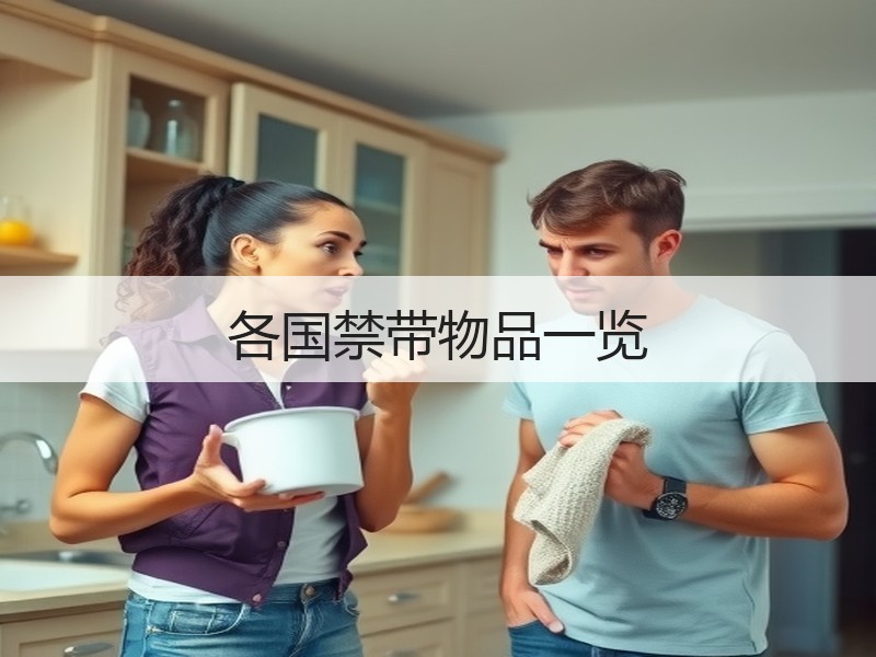 各国禁带物品一览
