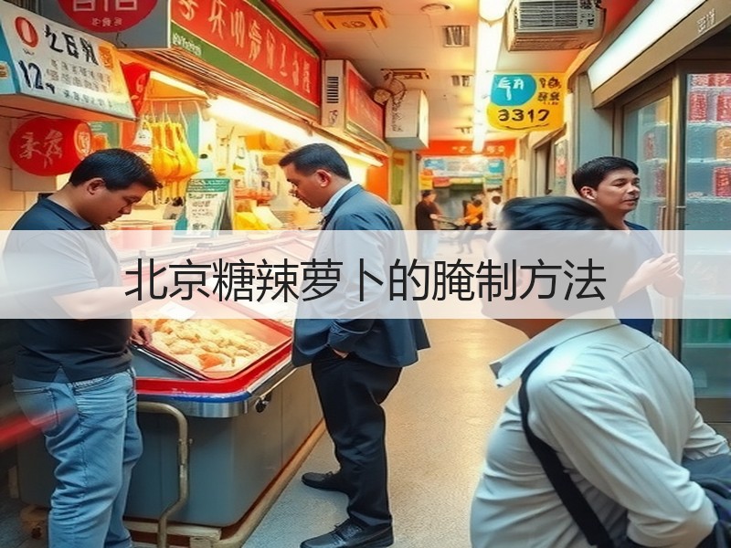 北京糖辣萝卜的腌制方法