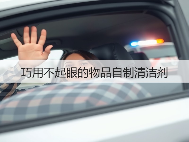 巧用不起眼的物品自制清洁剂