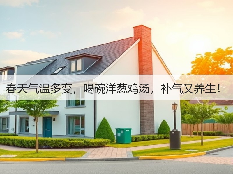 春天气温多变，喝碗洋葱鸡汤，补气又养生！