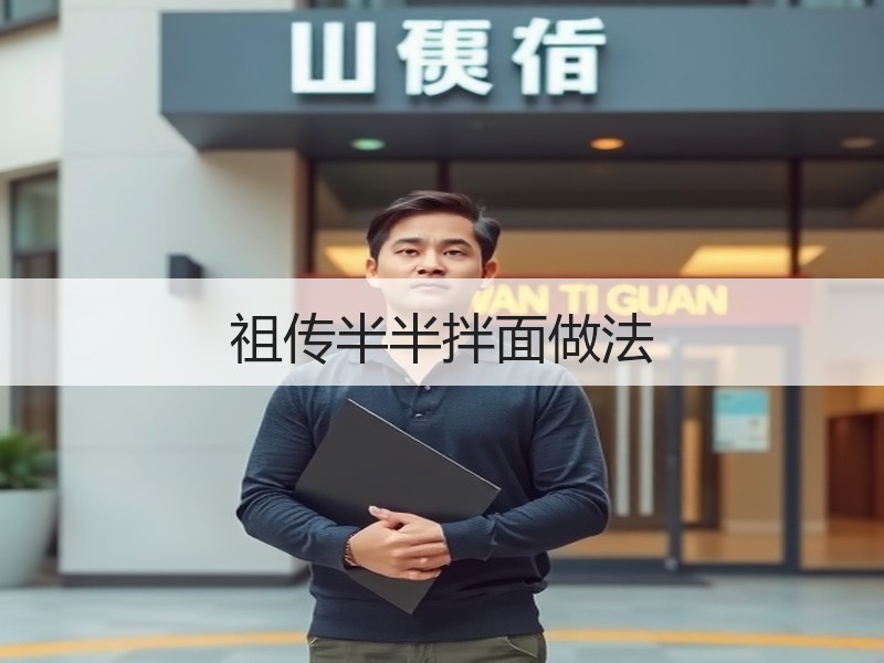 祖传半半拌面做法