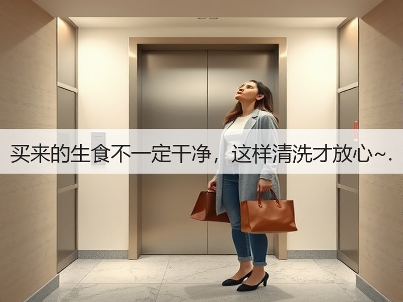 买来的生食不一定干净，这样清洗才放心~.