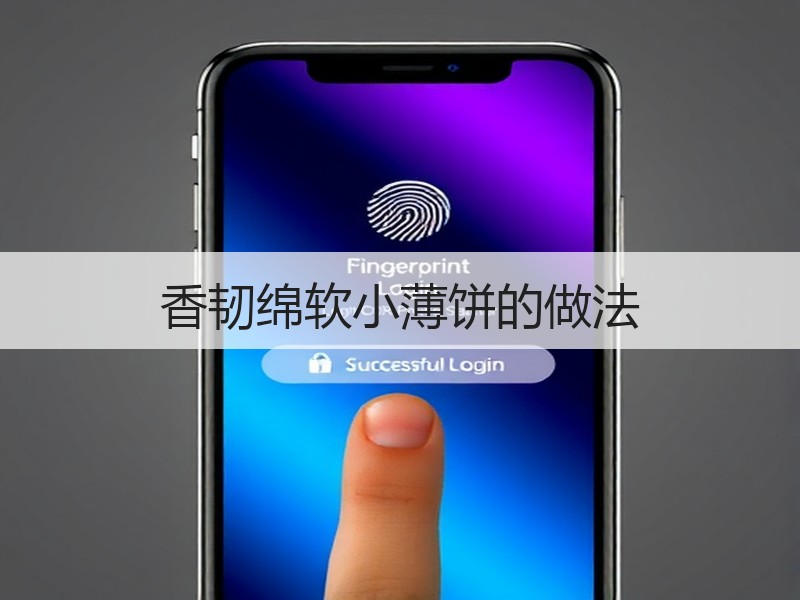 香韧绵软小薄饼的做法