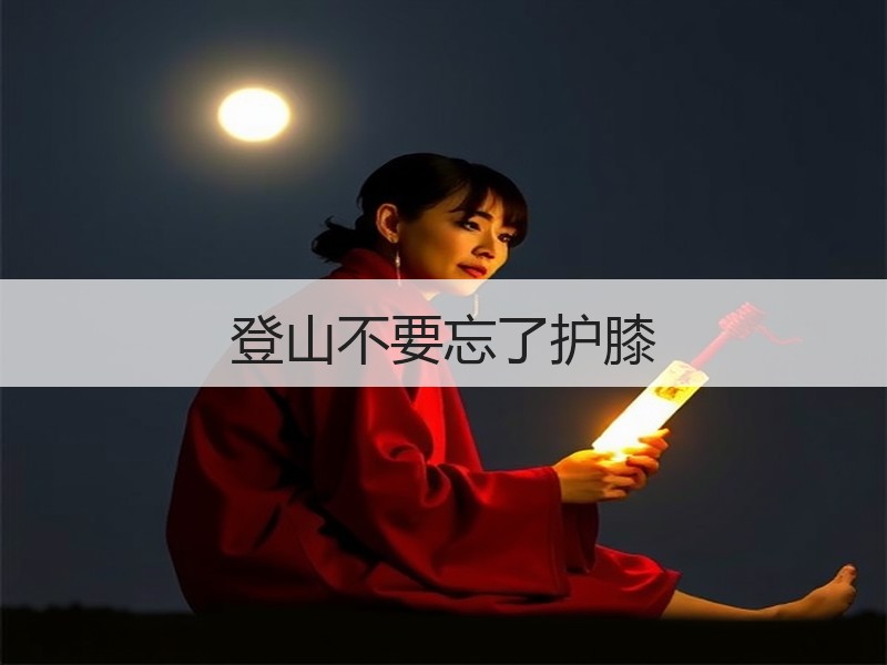 登山不要忘了护膝