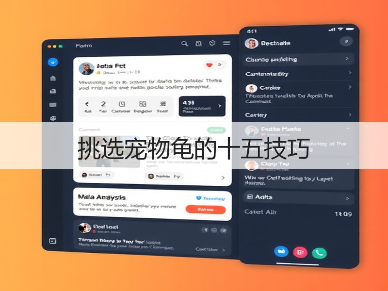 挑选宠物龟的十五技巧