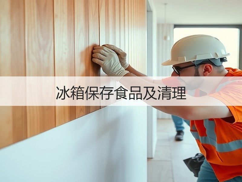 冰箱保存食品及清理