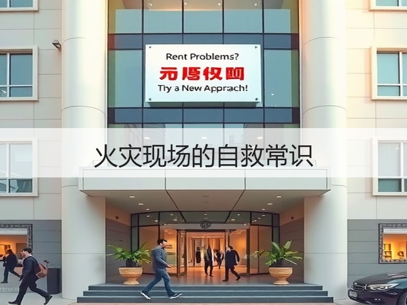 火灾现场的自救常识