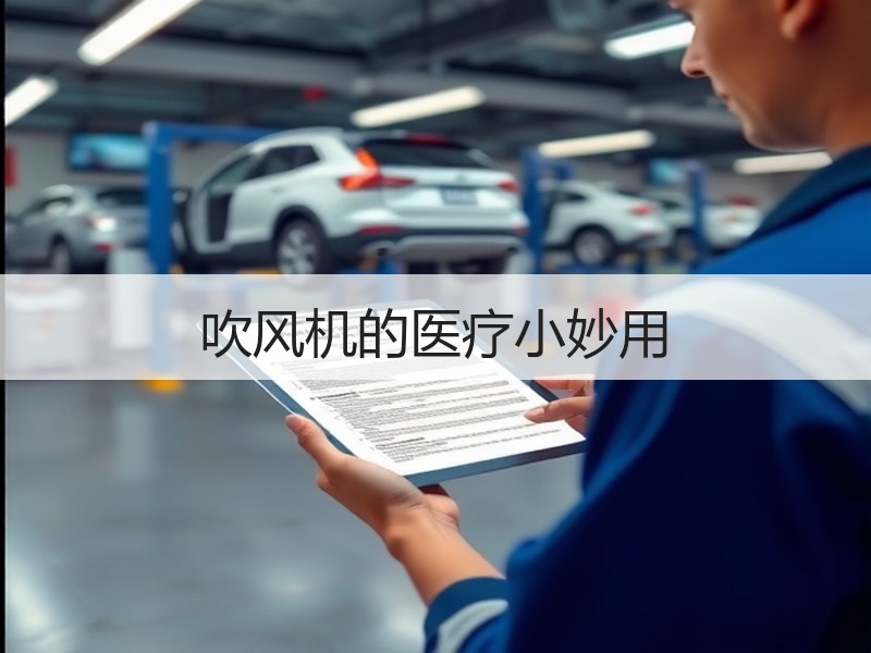 吹风机的医疗小妙用
