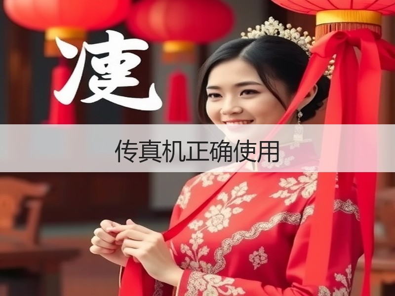 传真机正确使用