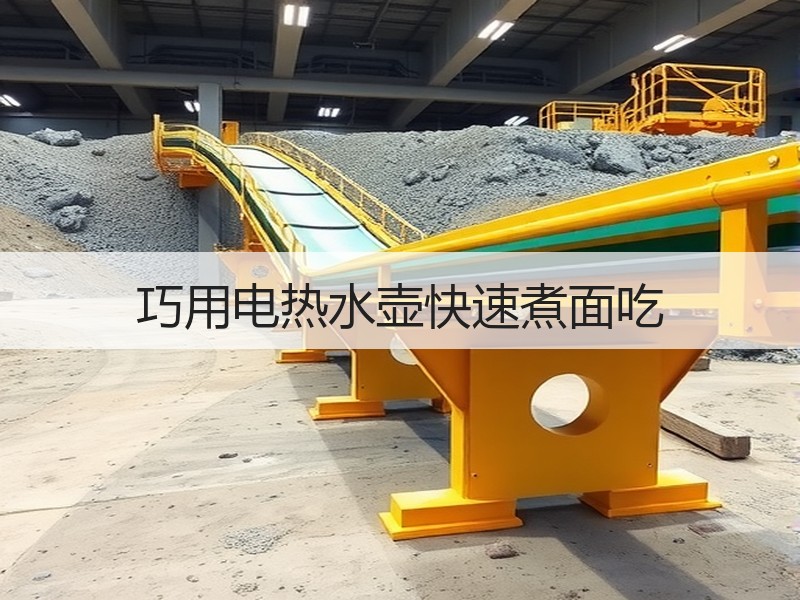 巧用电热水壶快速煮面吃