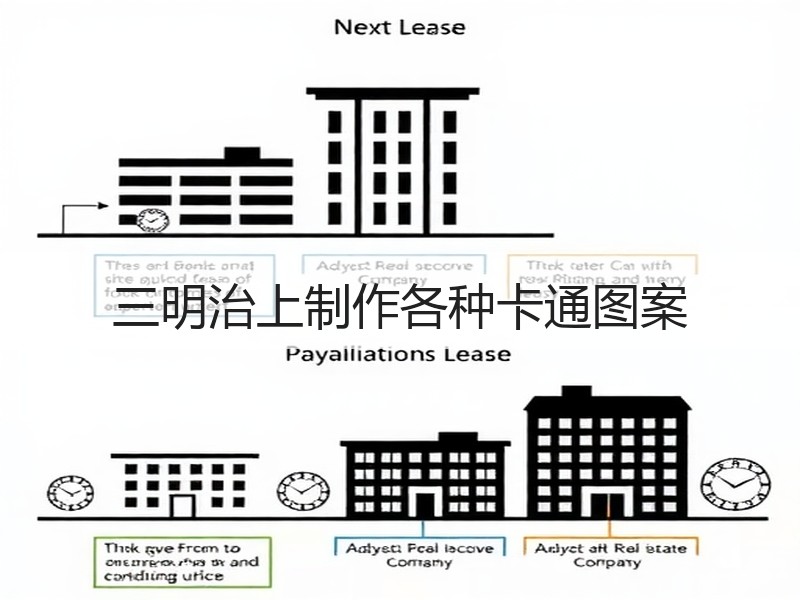 三明治上制作各种卡通图案