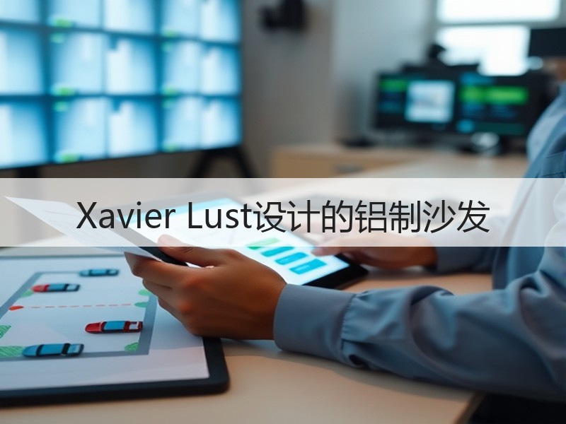 Xavier Lust设计的铝制沙发