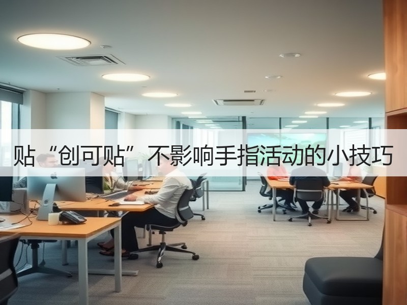 贴“创可贴”不影响手指活动的小技巧