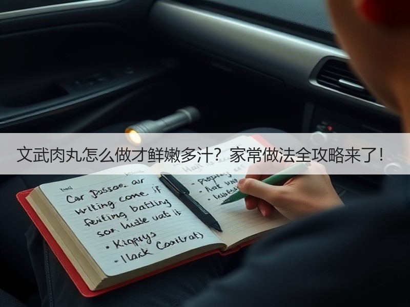文武肉丸怎么做才鲜嫩多汁？家常做法全攻略来了！