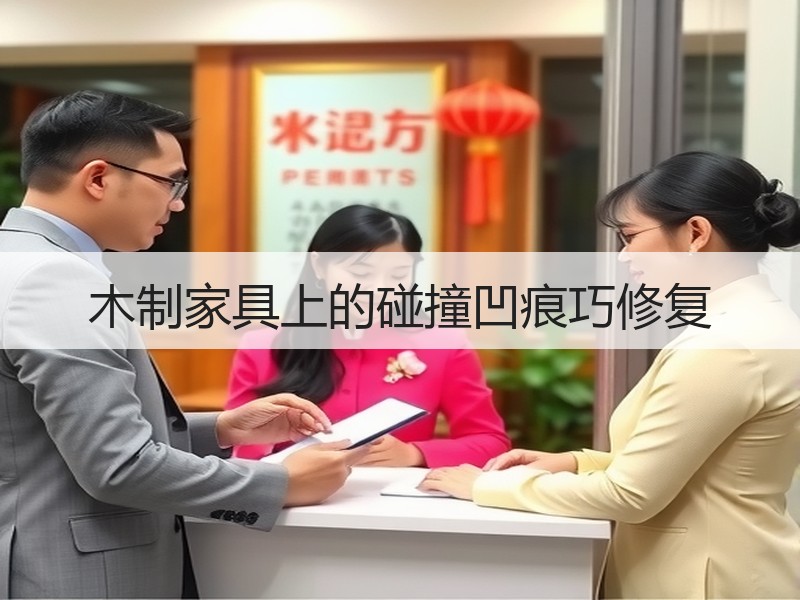 木制家具上的碰撞凹痕巧修复