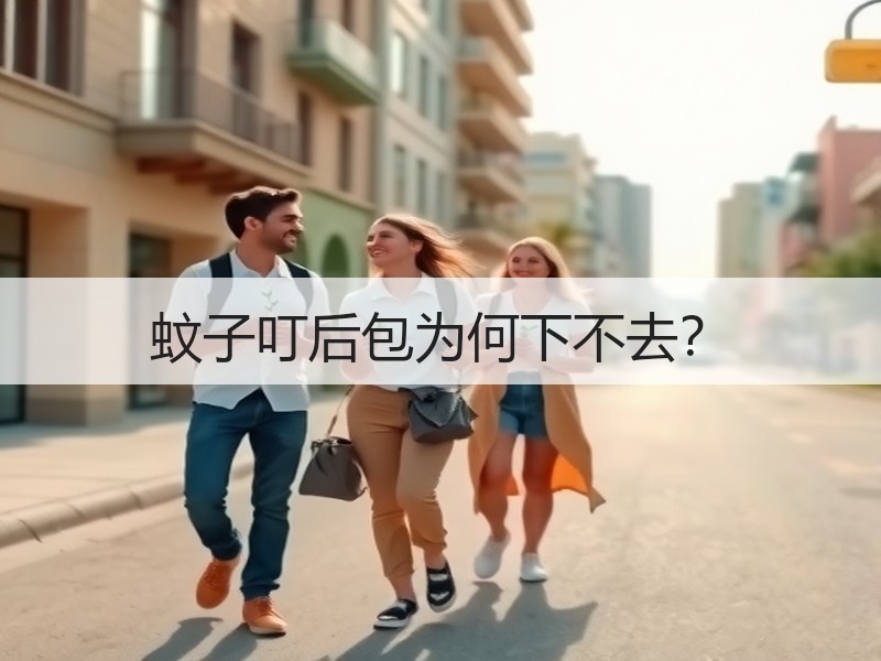 蚊子叮后包为何下不去？