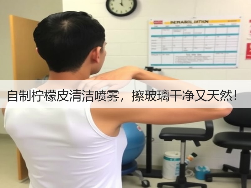 自制柠檬皮清洁喷雾，擦玻璃干净又天然！