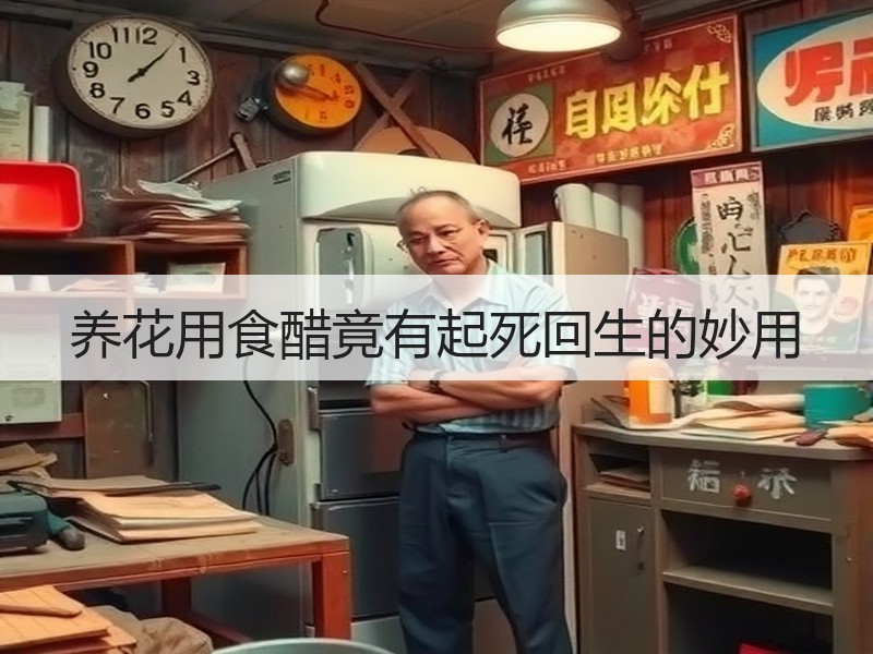 养花用食醋竟有起死回生的妙用