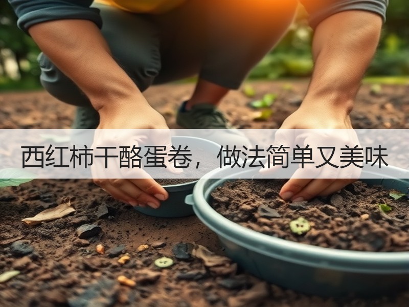 西红柿干酪蛋卷，做法简单又美味