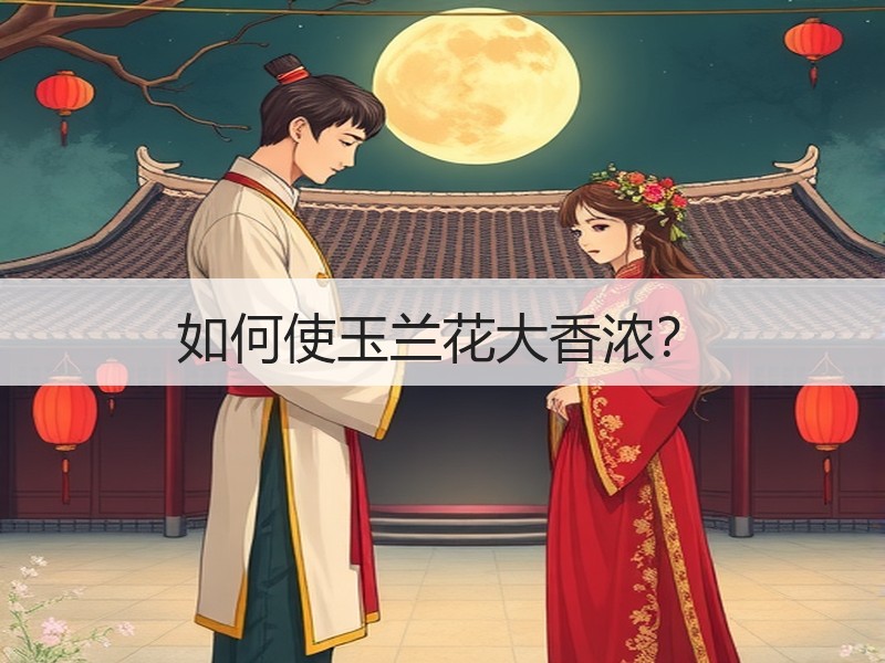 如何使玉兰花大香浓？