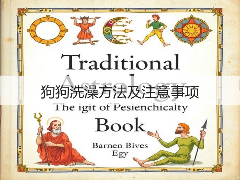狗狗洗澡方法及注意事项