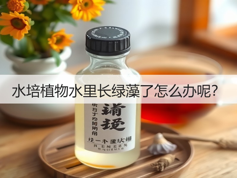 水培植物水里长绿藻了怎么办呢？