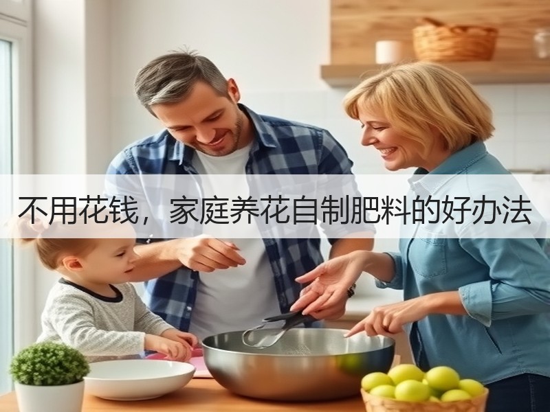 不用花钱，家庭养花自制肥料的好办法